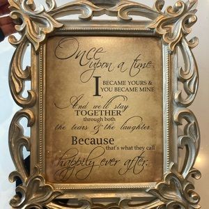 Once Upon a Time Fairytale Frame